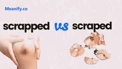 scrapped vs scraped