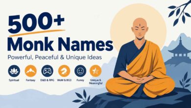 monk names