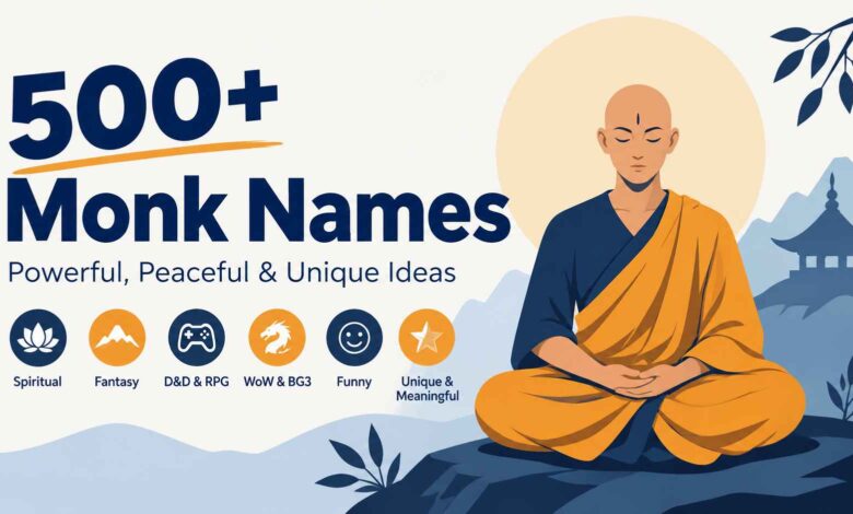 monk names
