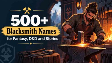 500+ Blacksmith Names for Fantasy, D&D and Stories