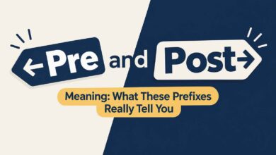 Pre and Post Meaning: What These Prefixes Really Tell You