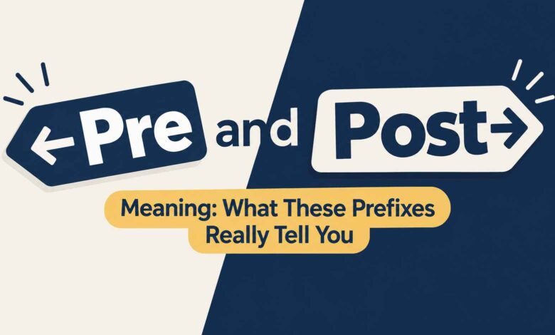 Pre and Post Meaning: What These Prefixes Really Tell You