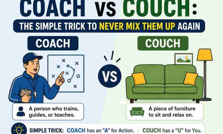 Coach vs Couch: The Simple Trick to Never Mix Them Up Again
