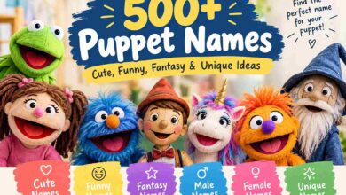 500+ Puppet Names: Cute, Funny, Fantasy & Unique Ideas