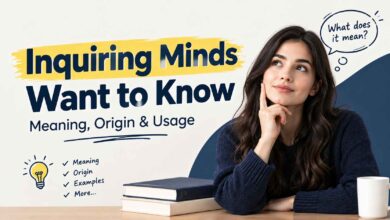 Inquiring Minds Want to Know: Meaning, Origin, and Usage