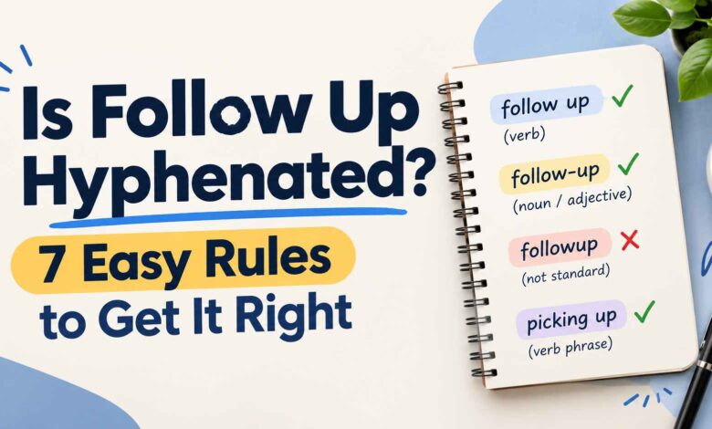 Is Follow Up Hyphenated? Follow Up vs. Follow-Up Explained