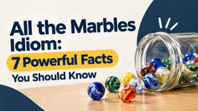 All the Marbles Idiom